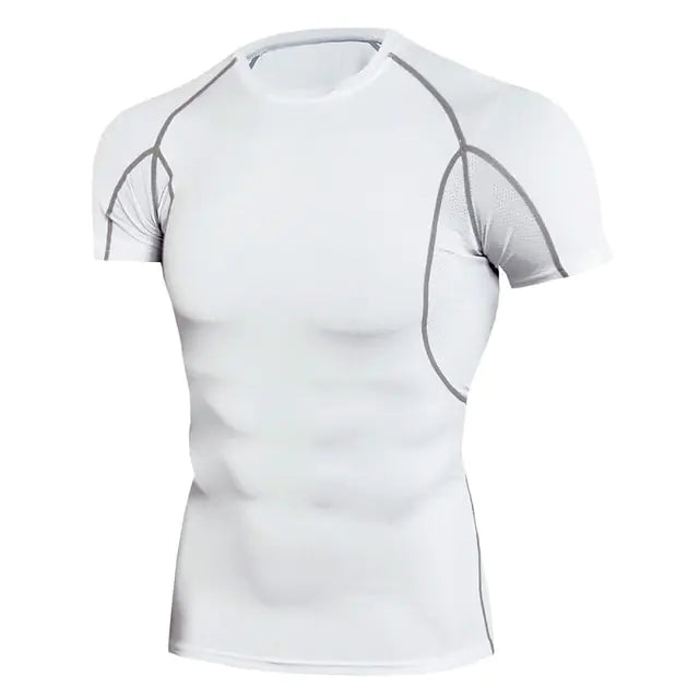 Quick-Dry Men's Running Gym Shirt - Leez Store