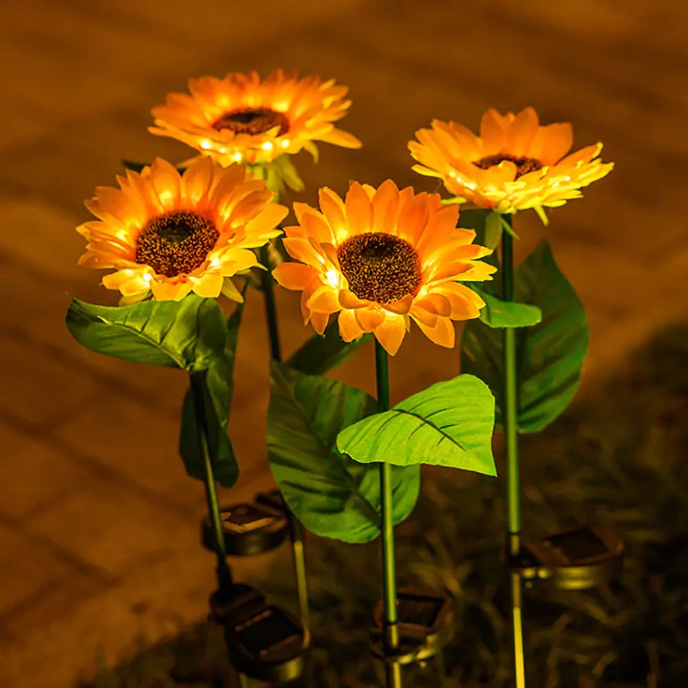 Sunflowers Solar Lawn Light - Leez Store