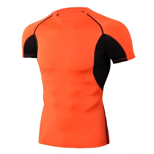 Quick-Dry Men's Running Gym Shirt - Leez Store