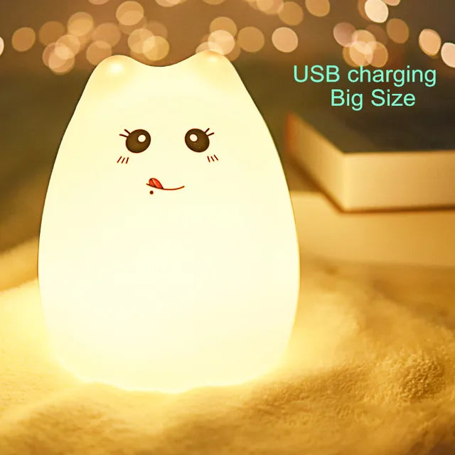 Touch Sensor Remote Cat Lamp - Leez Store