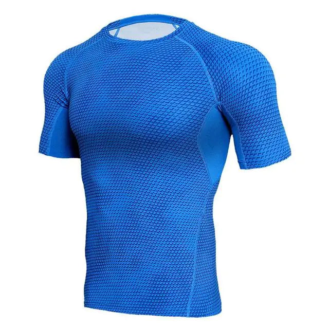 Quick-Dry Men's Running Gym Shirt - Leez Store