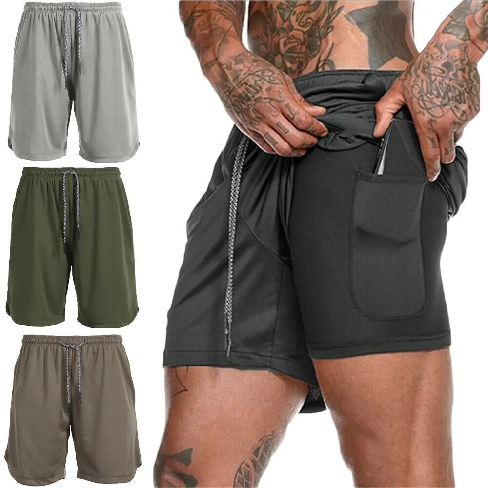 DualFlex Men's Performance Running Shorts - Leez Store