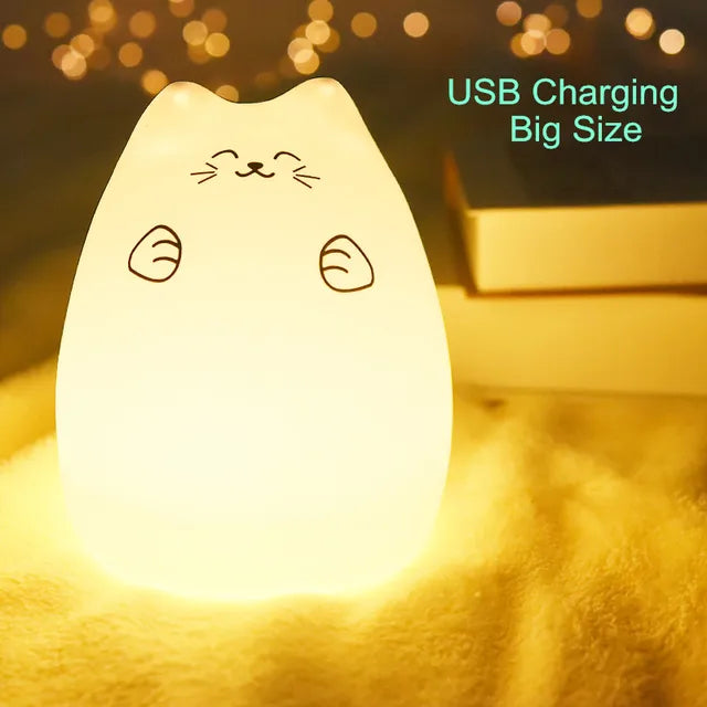 Touch Sensor Remote Cat Lamp - Leez Store