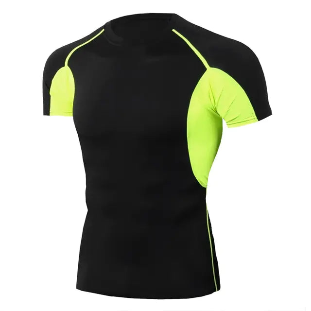 Quick-Dry Men's Running Gym Shirt - Leez Store