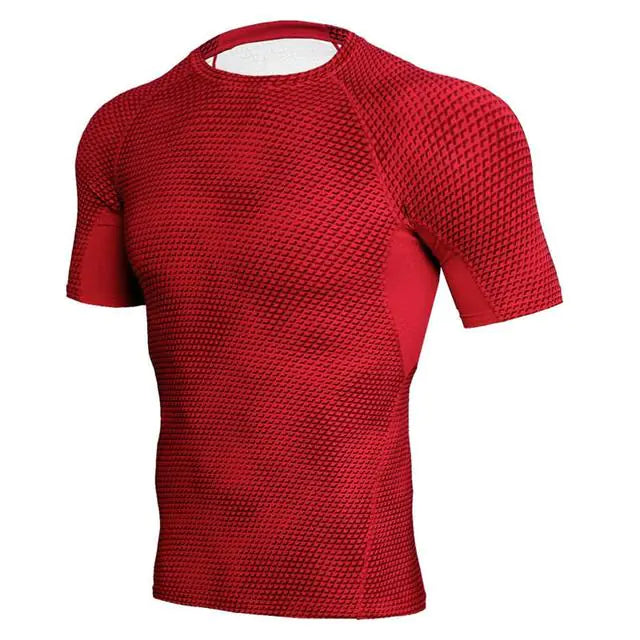 Quick-Dry Men's Running Gym Shirt - Leez Store