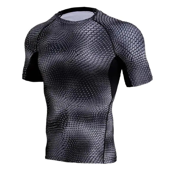 Quick-Dry Men's Running Gym Shirt - Leez Store