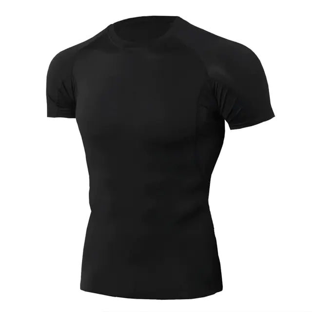 Quick-Dry Men's Running Gym Shirt - Leez Store