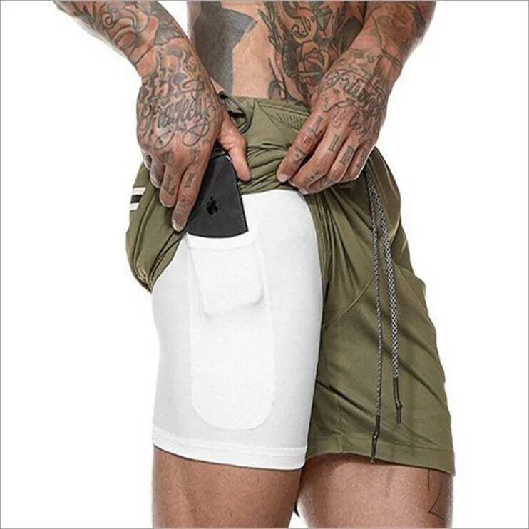 DualFlex Men's Performance Running Shorts - Leez Store