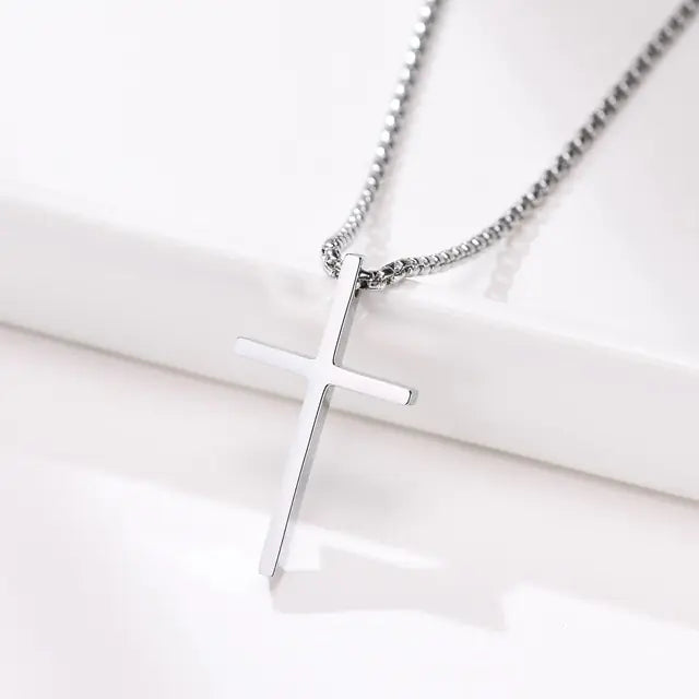 Vnox Mens Cross Necklaces - Leez Store