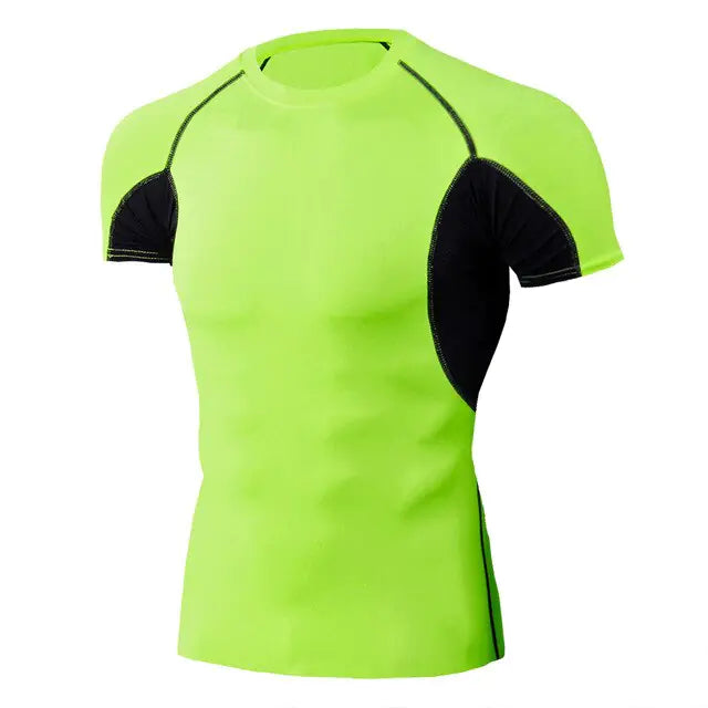 Quick-Dry Men's Running Gym Shirt - Leez Store