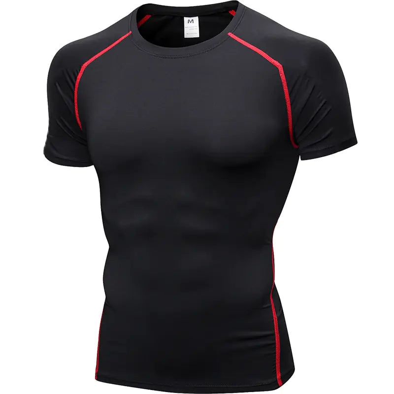 Quick-Dry Men's Running Gym Shirt - Leez Store